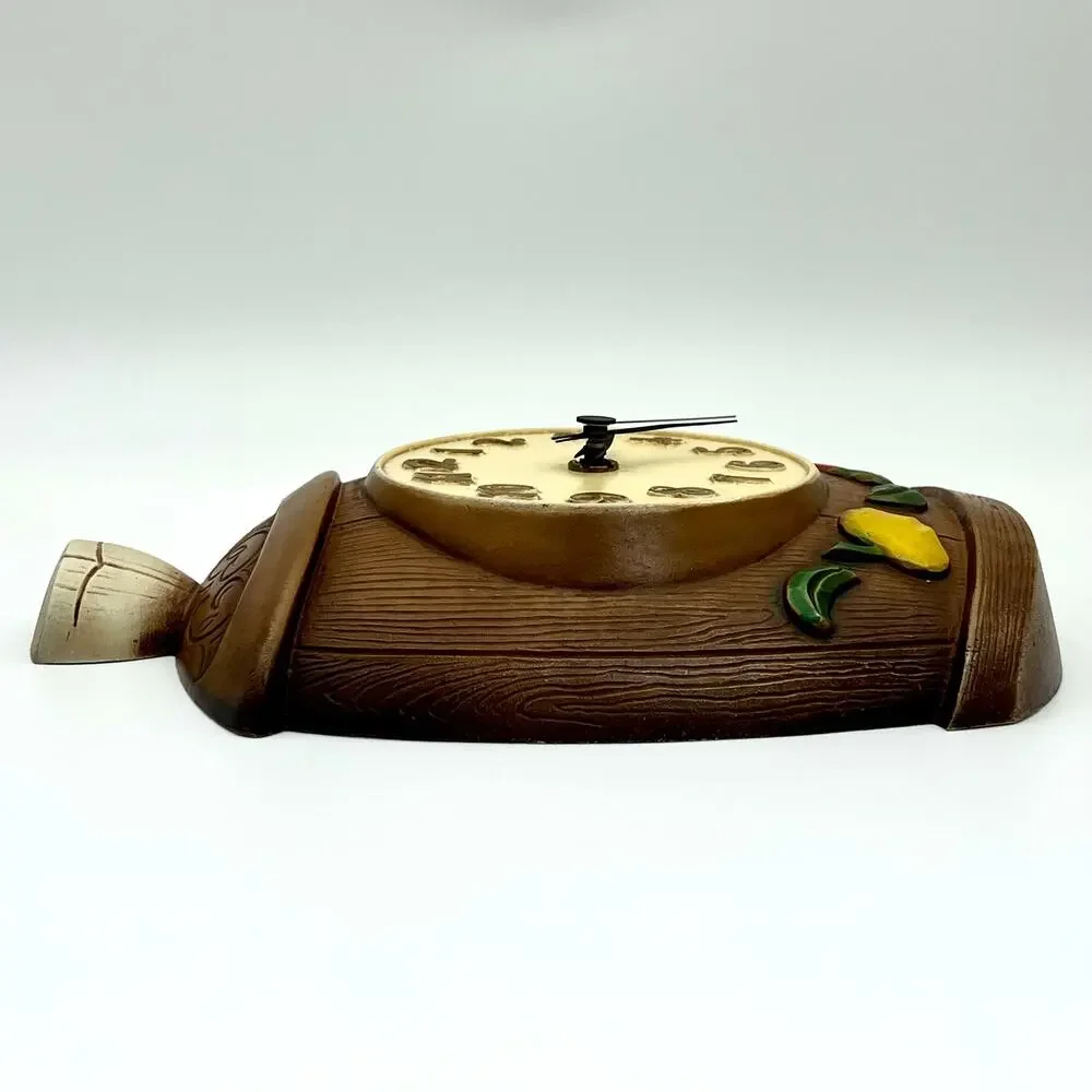 Vintage 1967 Sexton Kitchen Clock Tea Coffee Sugar Flour Canister Wall Decor Set